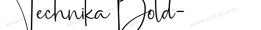 Technika Bold字体转换